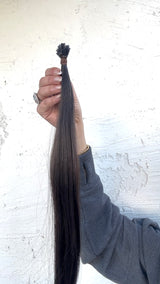 Ebony Glow 1B | La’Vella Keratin Fusion Extensions
