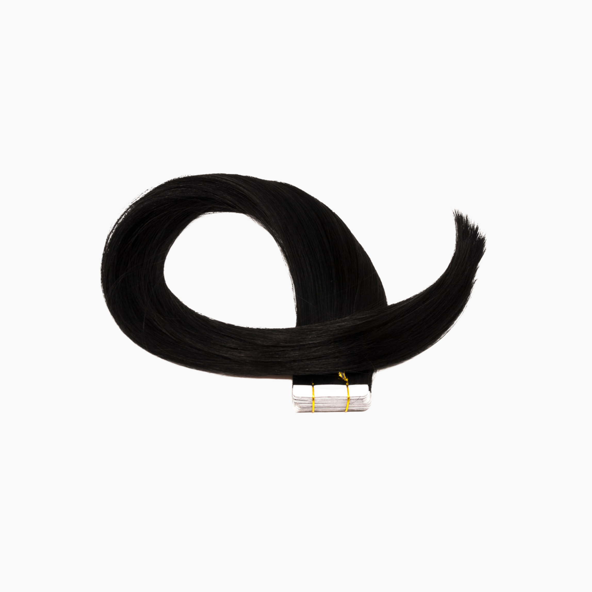 Midnight Black 1 | La'Vella Tape-In Extensions 20"