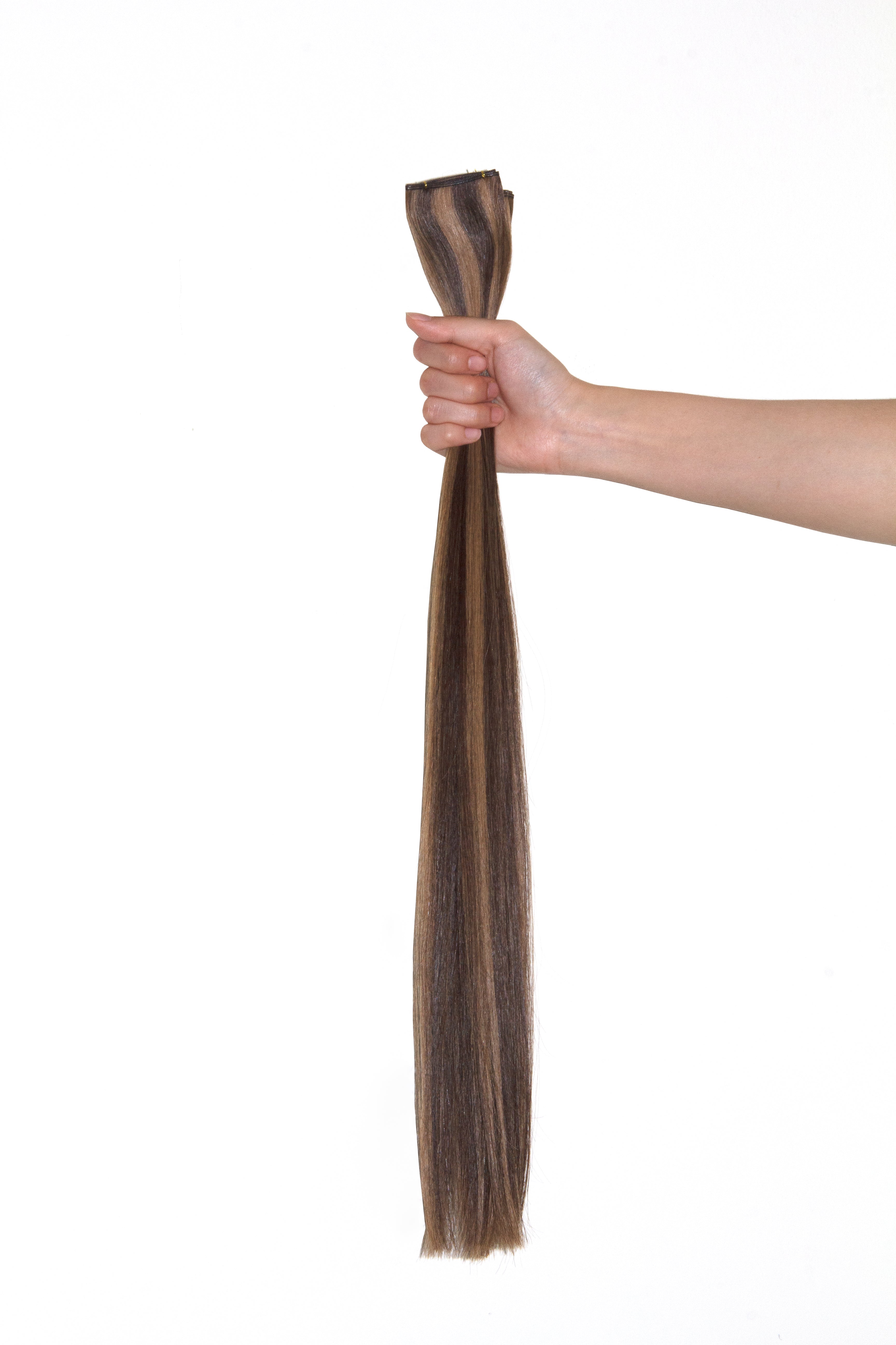 Almond Shimmer P2/6 | La'Vella Whisper Wefts 22"