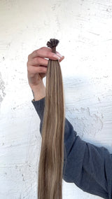 Almond Shimmer P2/6 | La’Vella Keratin Fusion Extensions